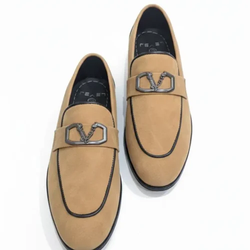 Camel Suede Loafer