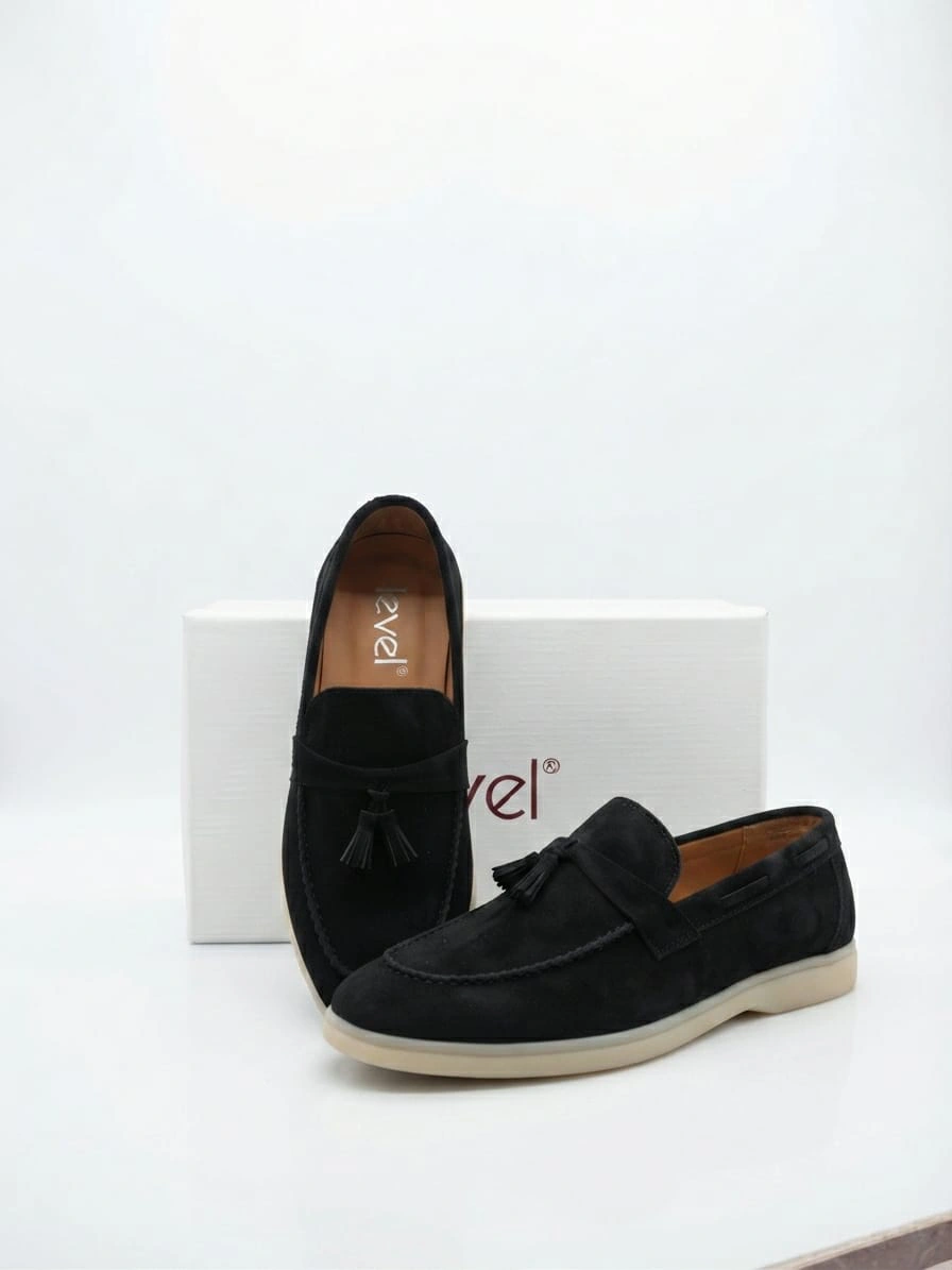 Suede Tassel Loafers - Image 3