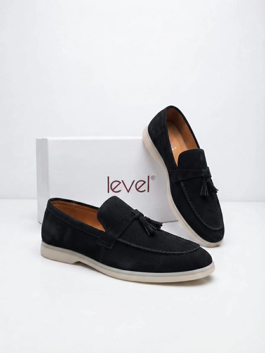 Suede Tassel Loafers - Image 2
