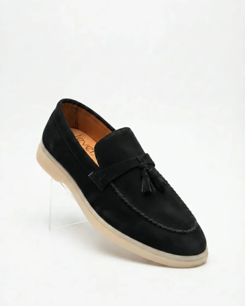 Suede Tassel Loafers