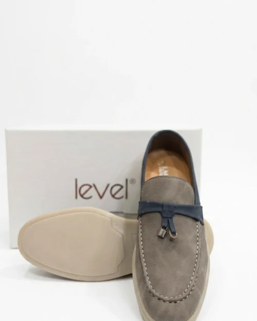 Two-Tone Suede Loafers